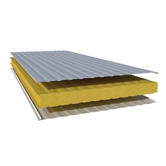 ساندویچ پانل سقفی فوم 5 سانتی متری ضخامت 5 دورو ورق